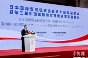 德州河野洋平率团访华 中国贸促会会长任鸿斌会见